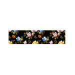 Vintage Floral Flower Pattern Print Bed Runner