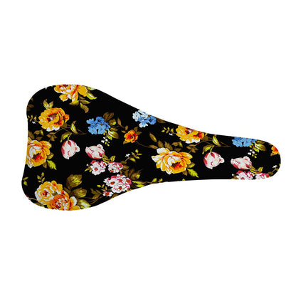Vintage Floral Flower Pattern Print Bicycle Seat Cover