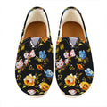 Vintage Floral Flower Pattern Print Casual Shoes