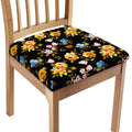 Vintage Floral Flower Pattern Print Chair Cushion Cover