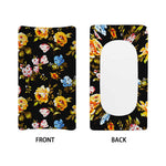 Vintage Floral Flower Pattern Print Changing Pad Cover