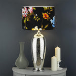 Vintage Floral Flower Pattern Print Drum Lamp Shade