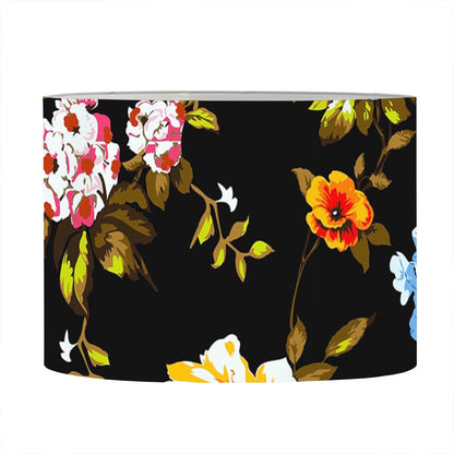 Vintage Floral Flower Pattern Print Drum Lamp Shade