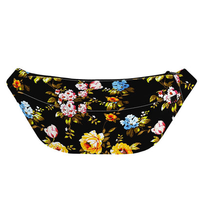 Vintage Floral Flower Pattern Print Fanny Pack