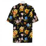 Vintage Floral Flower Pattern Print Hawaiian Shirt