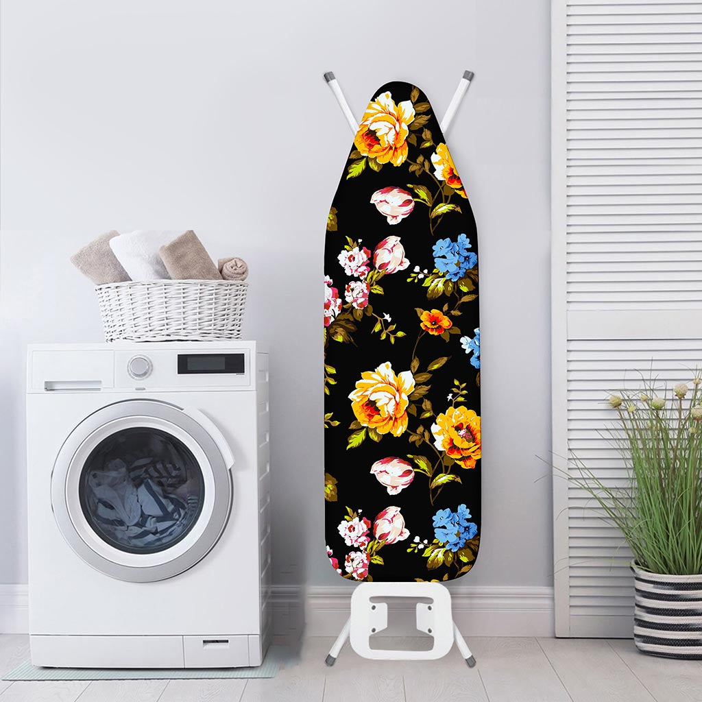 Vintage Floral Flower Pattern Print Ironing Board Cover