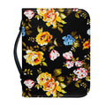 Vintage Floral Flower Pattern Print Leather Bible Cover
