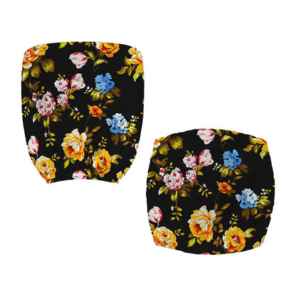 Vintage Floral Flower Pattern Print Office Chair Cover