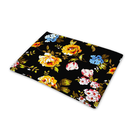 Vintage Floral Flower Pattern Print Pet Cooling Mat Cover