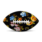 Vintage Floral Flower Pattern Print Rugby Ball
