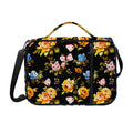 Vintage Floral Flower Pattern Print Shoulder Strap Bible Bag