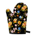 Vintage Floral Flower Pattern Print Single Oven Mitt