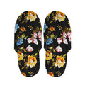 Vintage Floral Flower Pattern Print Slippers