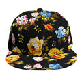 Vintage Floral Flower Pattern Print Snapback Cap