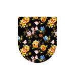 Vintage Floral Flower Pattern Print Toilet Lid Cover