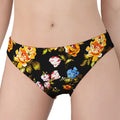 Vintage Floral Flower Pattern Print Women's Panties