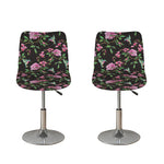 Vintage Floral Hummingbird Print Bar Stool Covers
