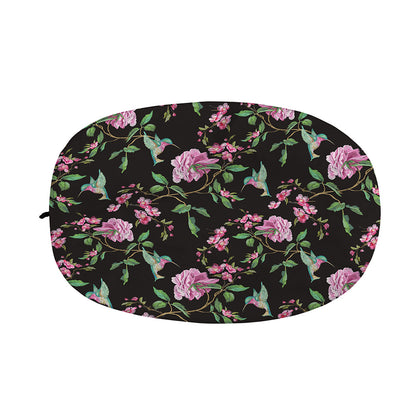 Vintage Floral Hummingbird Print Car Side Mirror Covers