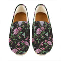 Vintage Floral Hummingbird Print Casual Shoes