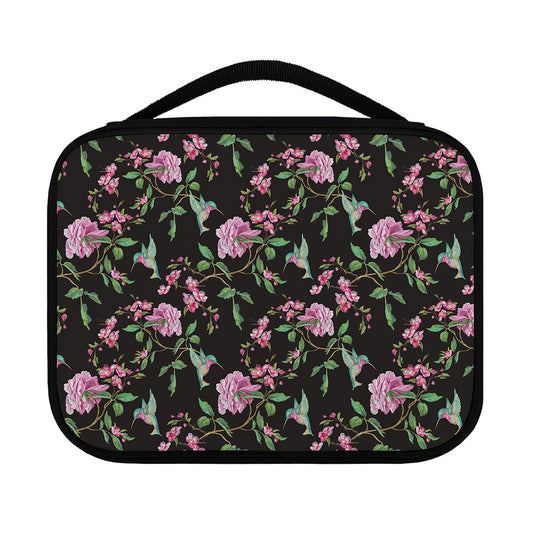 Vintage Floral Hummingbird Print Classic Bible Case