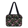 Vintage Floral Hummingbird Print Double Strap Bible Bag