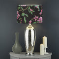 Vintage Floral Hummingbird Print Drum Lamp Shade