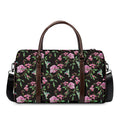 Vintage Floral Hummingbird Print Duffel Bag