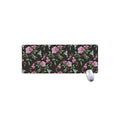 Vintage Floral Hummingbird Print Extended Mouse Pad