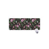 Vintage Floral Hummingbird Print Extended Mouse Pad