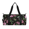 Vintage Floral Hummingbird Print Gym Bag