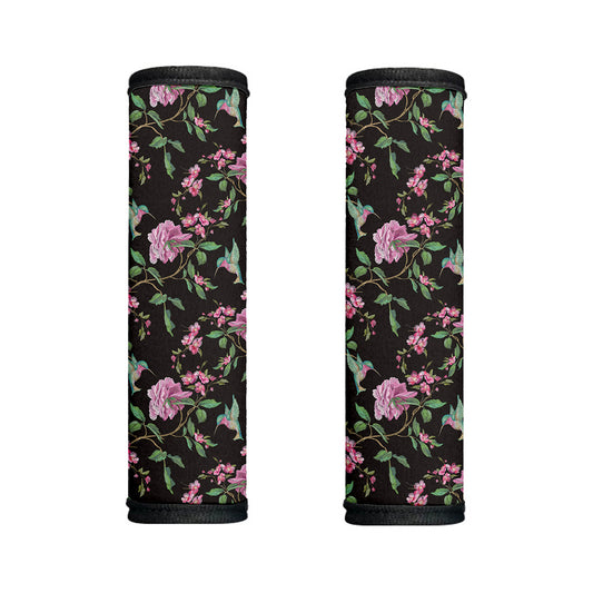 Vintage Floral Hummingbird Print Handle Covers