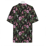 Vintage Floral Hummingbird Print Hawaiian Shirt