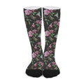 Vintage Floral Hummingbird Print Long Socks
