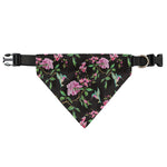 Vintage Floral Hummingbird Print Over The Collar Dog Bandana