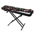 Vintage Floral Hummingbird Print Piano Keyboard Cover