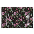 Vintage Floral Hummingbird Print Placemat