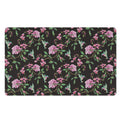 Vintage Floral Hummingbird Print Polyester Doormat