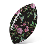 Vintage Floral Hummingbird Print Rugby Ball