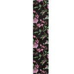 Vintage Floral Hummingbird Print Table Runner