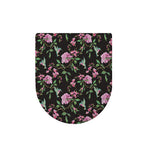Vintage Floral Hummingbird Print Toilet Lid Cover