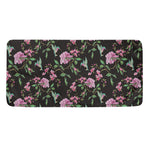 Vintage Floral Hummingbird Print Towel