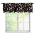 Vintage Floral Hummingbird Print Window Valance