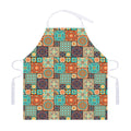 Vintage Floral Patchwork Pattern Print Adjustable Apron