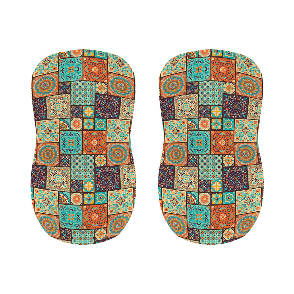 Vintage Floral Patchwork Pattern Print Bar Stool Covers