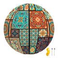 Vintage Floral Patchwork Pattern Print Basketball