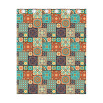 Vintage Floral Patchwork Pattern Print Curtain