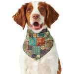 Vintage Floral Patchwork Pattern Print Dog Bandana