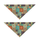 Vintage Floral Patchwork Pattern Print Dog Bandana