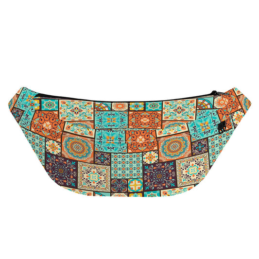 Vintage Floral Patchwork Pattern Print Fanny Pack