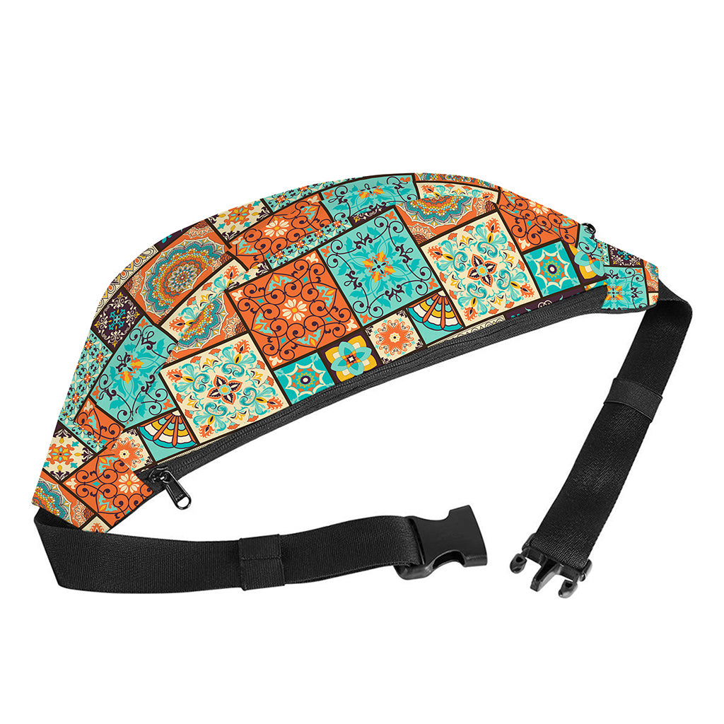 Vintage Floral Patchwork Pattern Print Fanny Pack